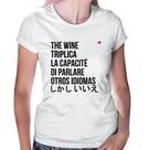 Baby Look The wine triplica la capacité di parlare otros idiomas - Foca na Moda Baby Look The wine triplica la capacité di parlare otros idiomas - Foca na Moda