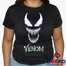 Baby Look Venom 100% Algodão - Geeko Baby Look Venom 100% Algodão - Geeko