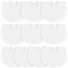 Baby Muslin Bibs Seematn Drool Bandana, 10 unidades para 0 a 3 anos