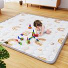 Baby Play Mat IebaBay 127x127cm Tapete acolchoado antiderrapante