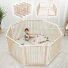 Baby Playpen & Baby Gate dobráveis de madeira da Comfy Cubs