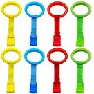 Baby Playpen Pull Up Rings Code, 8 unidades, 4 cores
