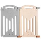 Baby Playpen UANLAUO Painéis ajustáveis dobráveis de 2 painéis