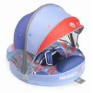 Baby Pool Float GENTEACO Mambo com dossel removível de 3 a 24 meses