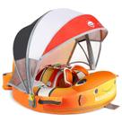 Baby Pool Float Mambobaby com dossel, peixe-palhaço não inflável