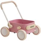 Baby Push Walker kidpop PULA de 6 a 12 meses com rodas rosa