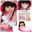 Baby Reborn Muitos Acessórios Valentina Silicone Princesa