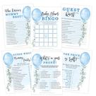 Baby Shower Games Set Your Main Event Prints Boy Blue x25