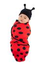 Baby Swaddle Cuddle Club com tiras autocolantes ajustável 100% algodão