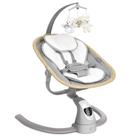 Baby Swing ANGELBLISS com detecção de choro, rotação de 180, cinza