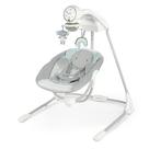 Baby Swing Ingenuity InLighten de 5 velocidades com assento giratório Van Elephant