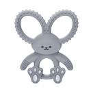 Baby Teether Dr. Brown's Flexees Grey Bunny 100% silicone