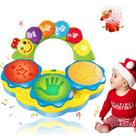 Baby Toy DOTDROPTRY Musical Bateria Piano de 6 a 18 meses com luz