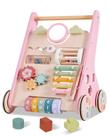 Baby Walker AmazingJoy Wooden com centro de atividades de 12 milhões ou mais