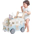 Baby Walker ROBOTIME Wooden Baby Push com velocidade ajustável