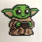Baby Yoda - Star Wars - Figura Pixel Art