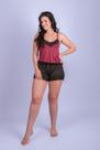 Babydoll de Renda e Liganete - Stella Bernardi Babydoll de Renda e Liganete - Stella Bernardi