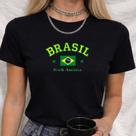 Babylook Algodão Estampa Brasil South America Copa do Mundo Futebol Jogadores Torcida Jogos Look Babylook Algodão Estampa Brasil South America Copa do Mundo Futebol Jogadores Torcida Jogos Look