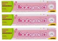 Babymed Kit c/3 Pomada Para Assaduras (ROSA/ AZUL) Cimed 45 Gramas