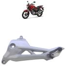 Bacalhau Suporte Pedaleira CG 160 Titan 2016 2017 2018 2019 2020 2021 2022 2023 Prata Pedaleira Polida Lado Esquerdo