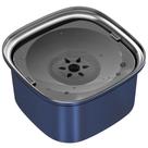 Bacia de água para cães UPSKY 3L, alimentador lento de aço inoxidável