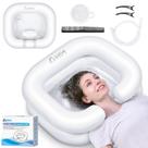 Bacia de shampoo inflável Cehim Portable Shampoo Bowl branca Bacia de shampoo inflável Cehim Portable Shampoo Bowl branca