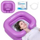 Bacia de shampoo inflável Cehim Portable Shampoo Bowl Purple Bacia de shampoo inflável Cehim Portable Shampoo Bowl Purple