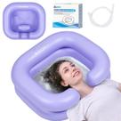 Bacia de shampoo inflável Cehim Portable Shampoo Bowl Purple Bacia de shampoo inflável Cehim Portable Shampoo Bowl Purple