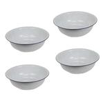 Bacia Esmaltada Branca Ágata 2,0 Litros (28cm) - Ideal para Cozinha e Decoração
