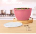 Bacia grande 10 litros rosa acualite da tupperware