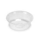 Bacia Plástica Canelada 1 Litro Transparente Arqplast Bacia Plástica Canelada 1 Litro Transparente Arqplast
