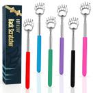 Back Scratcher HOFASON Bear Claw Telescopic, pacote com 6 unidades em aço inoxidável