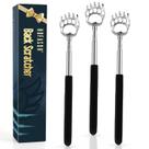 Back Scratcher HOFASON, pacote com 3, Bear Claw, telescópico, preto