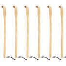Back Scratcher Renook Madeira de bambu tradicional em forma de dedo x6 Back Scratcher Renook Madeira de bambu tradicional em forma de dedo x6