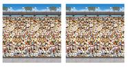 Backdrop Beistle Upper Deck Stadium, 122x915 cm, pacote com 2