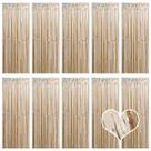 Backdrop Ohiyoo, 10 peças de cortina de alumínio dourada de 1 m x 2,5 m