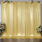 Backdrop Outpain 300x300cm Gold Sequin 2 painéis