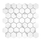 Backsplash OYASIMI Hexagonal Peel and Stick Jazz White x20