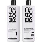 Bad Rock Plástica Capilar - Kit Escova Progressiva Orgânica Nanotecnologia 2x 1L