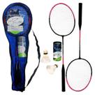 Badminton Completo 2 Raquetes, 3 Petecas e Bolsa Jogos
