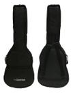 Bag almofadada giannini p/ violão folk ou clássico com alças e bolso