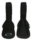 Bag almofadada p/ violão folk ou clássico "rozini" com alças e bolso