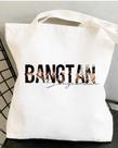 Bag Bolsa Bangtan Army Aesthetic Algodão Cru Unissex