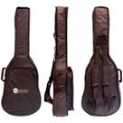 Bag Capa Almofadada Cargo Para Violão Folk Takamine Marrom