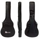 Bag Capa Almofadada Para Violão Flat Com Alças E Bolso Marrom Ny-600