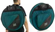 Bag de Pratos BC Batera Clube Signature Wake Make Deep Blue pratos até 22 com bolsão externo e divi