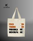 Bag Ecobag Foco e Treino - Algodão e Polister