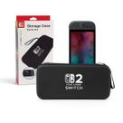 Bag Estojo Rígido Case Protetora Capa de Transporte Zíper Compatível com Nintendo Switch 2 Ns2