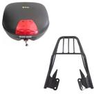 Bagageiro Cb 250 Twister 16 a 19 + Baú Gow 33 Litros Bagageiro Cb 250 Twister 16 a 19 + Baú Gow 33 Litros