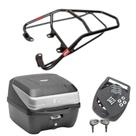 Bagageiro Compatível Honda CG Fan Start SR1124 +Bauleto T33N Givi 2015 ate 2024